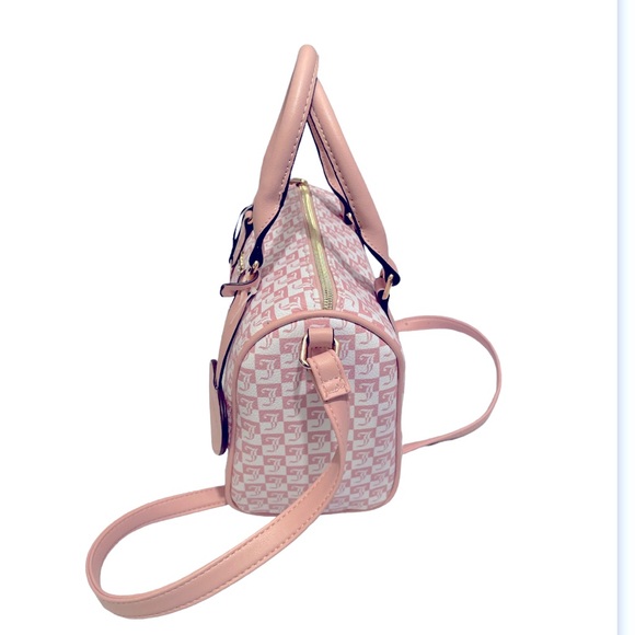 Juicy Couture J Geo Pink Diamond BestSeller Fame Satchel with matching wallet - Picture 2 of 12